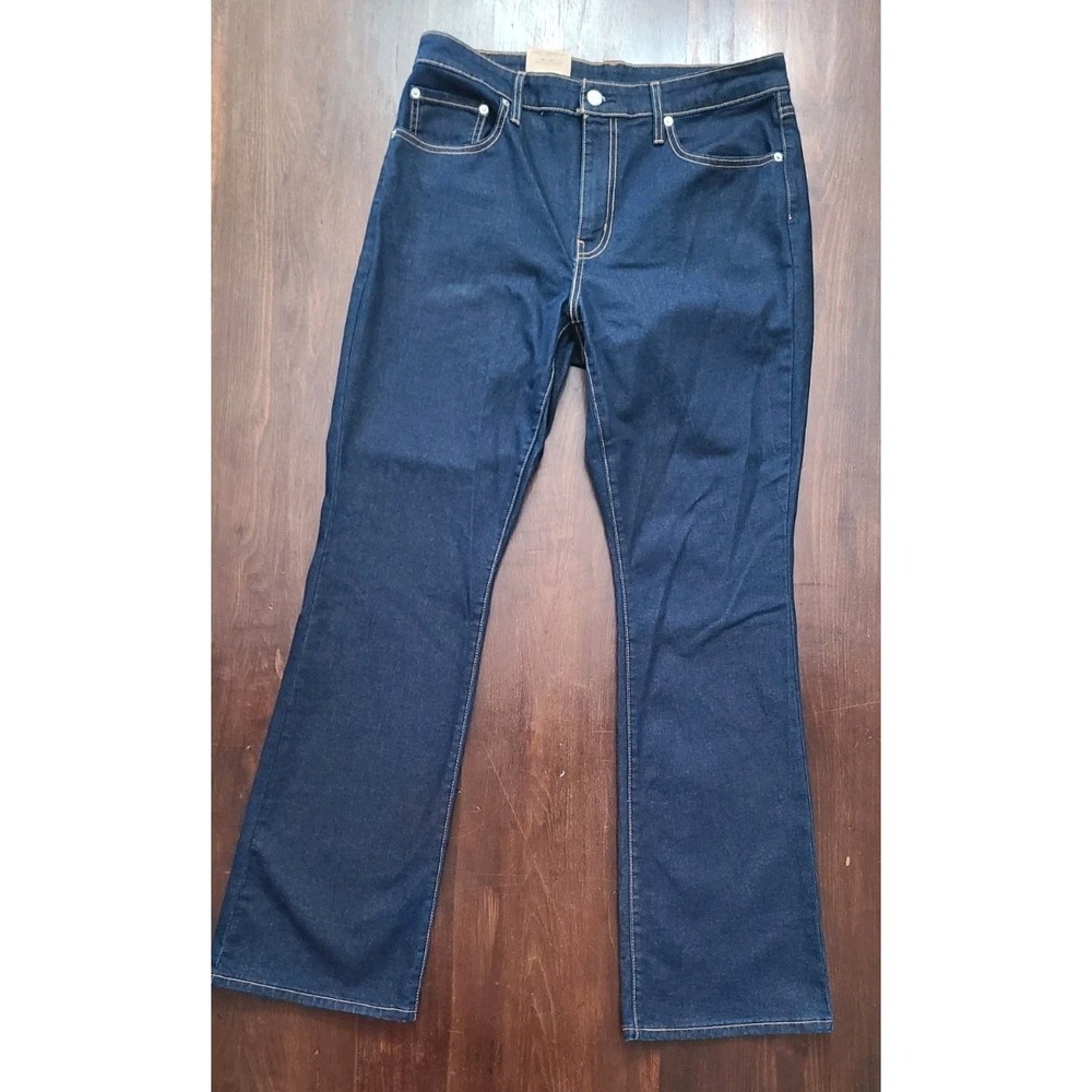 Levi's 725 Bootcut Jeans Women's 32x32 Dark Wash Stretch High Rise New